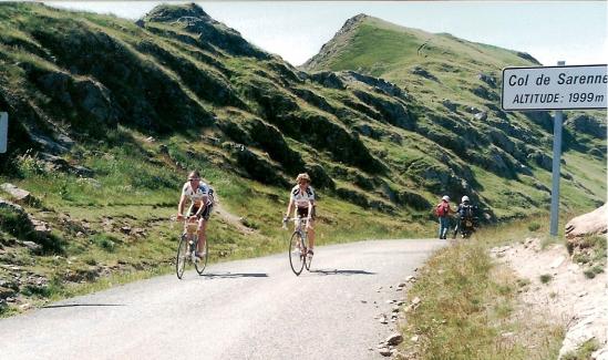 Col de Sarenne avec Nénette