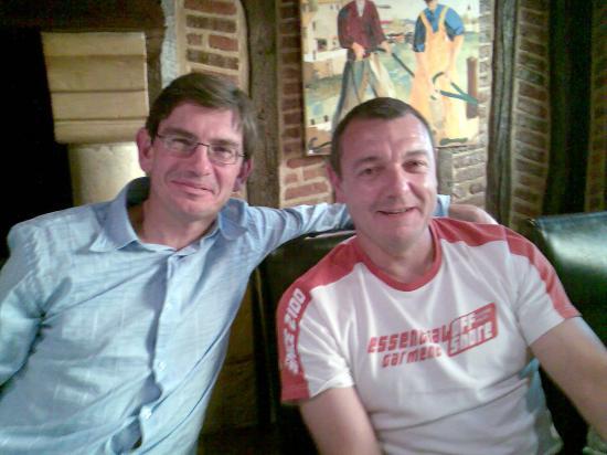 Mes deux amis P.Bouvatier et Eric Louvel à la Robic Bonsecours 2007